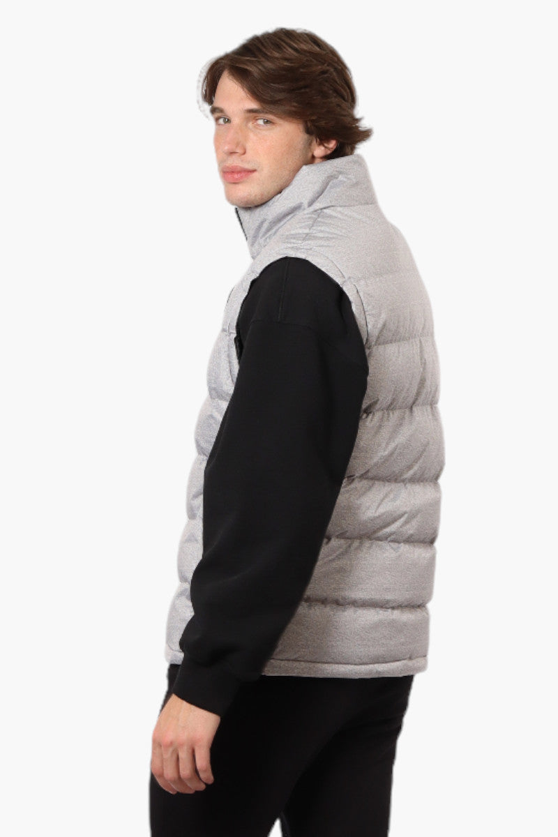 Canada Weather Gear Solid Bubble Vest - Grey - Mens Vests - Canada Weather Gear