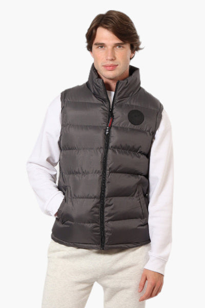 Canada Weather Gear Solid Bubble Vest - Grey - Mens Vests - Canada Weather Gear