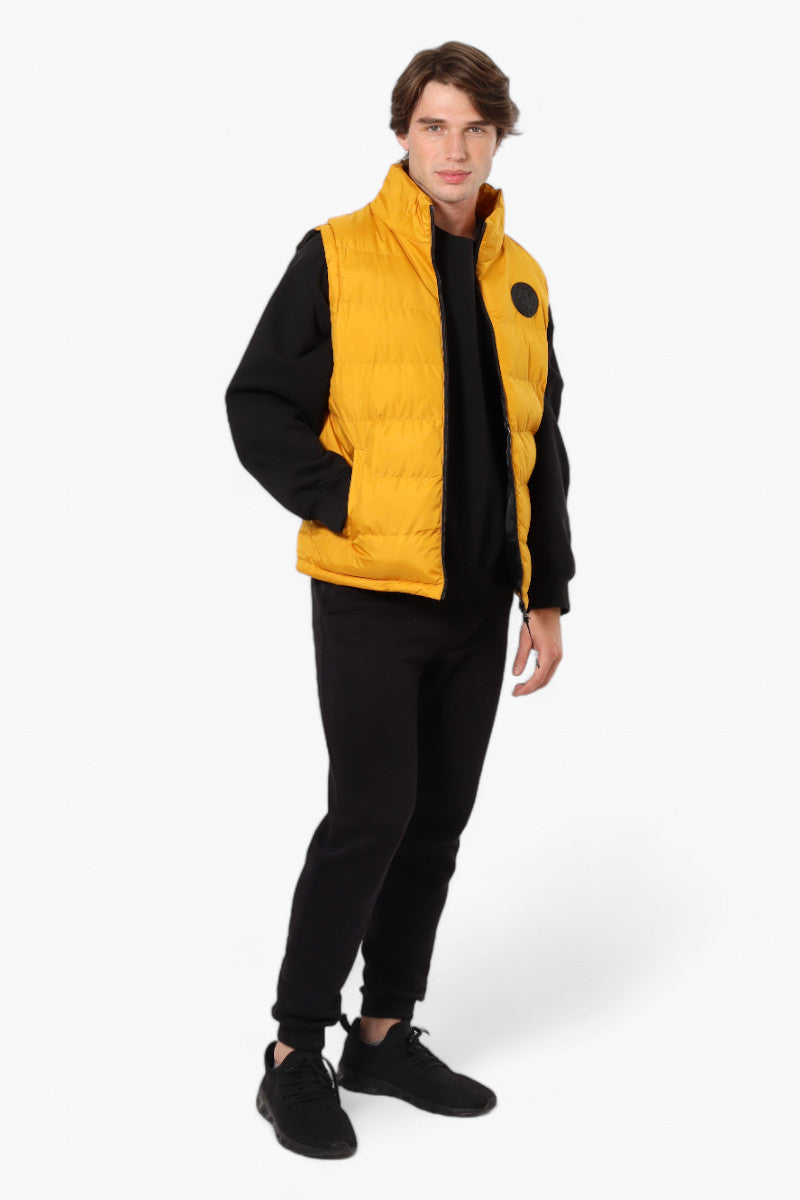 Canada Weather Gear Solid Bubble Vest - Mustard - Mens Vests - Canada Weather Gear